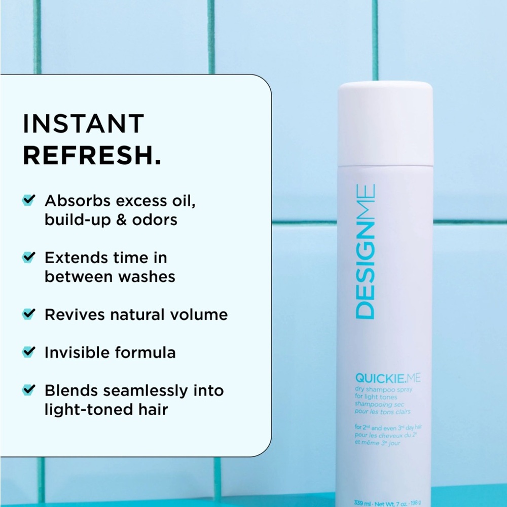 Quickie.Me Dry Shampoo - White